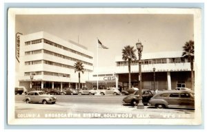 1947 Columbia Broadcasting System Hollywood California CA RPPC Photo Postcard 