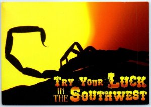 Postcard - Try Your Luck In The Southwest