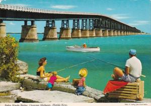 Florida Keys Fishing At Bahia Honda Bridge On Overseas Highway