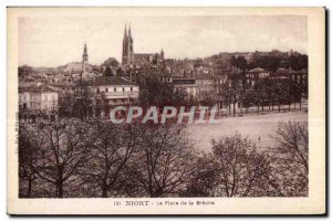 Old Postcard Niort Place de la Breche