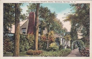 New York Saratoga Springs Inniscarra Chauncey Olcott's Home