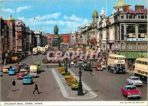 Postcard Modern Dublin ireland o connell street