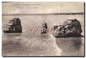 Old Postcard Rochers Royan Vallieres