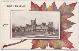 Land Of The Maple, Toronto University, Toronto, Ontario, Canada, 1900-1910s
