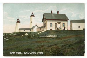 MA -  Salem. Baker Island Lighthouses 