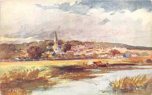 BR61508 Bakewell postcard painting   uk