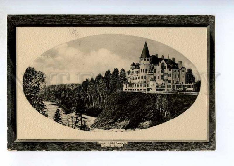 247213 FINLAND IMATRA Hotel Cascade Vintage embossed postcard