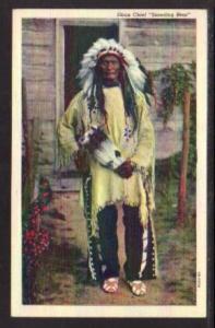 Sioux Chief Standing Bear Indian Postcard 5916