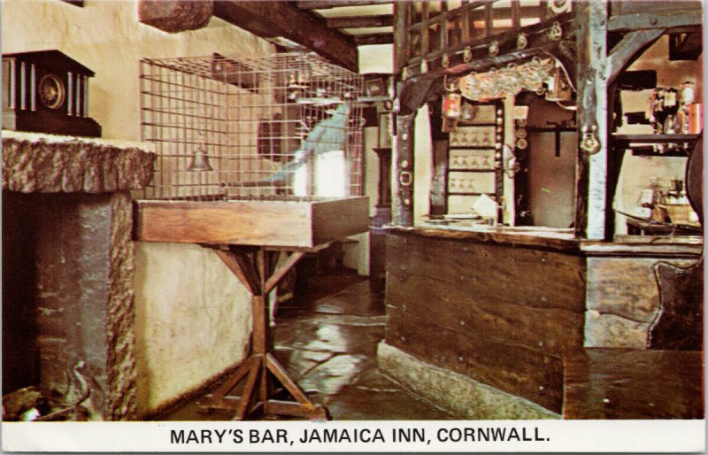 Mary's Bar Jamaica Inn Cornwall England Postcard G95