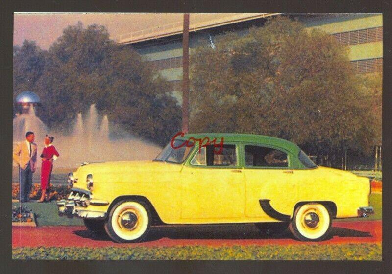 1954 CHEVROLET CAR DEALER ADVERTISING POSTCARD '54 CHEVY AUTOMOBILE CARS