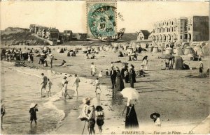 CPA Wimereux- Vue sur la Plage FRANCE (1021256)