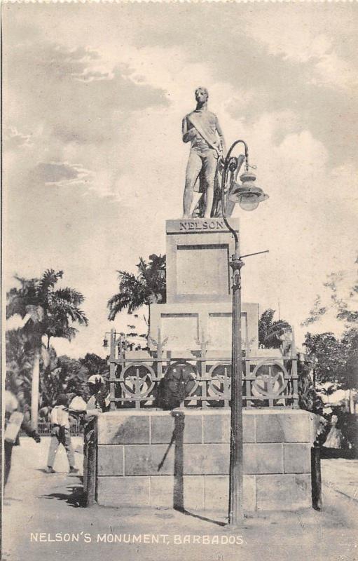E46/ Barbados Foreign Postcard Caribbean c1910 Nelson's Monument 21