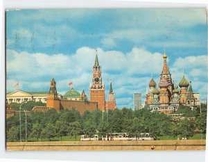 Postcard St. Basil's Cathedral Moscow Russia