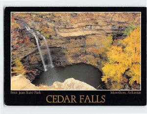 Postcard Cedar Falls Petit Jean State Park Morrilton Arkansas USA