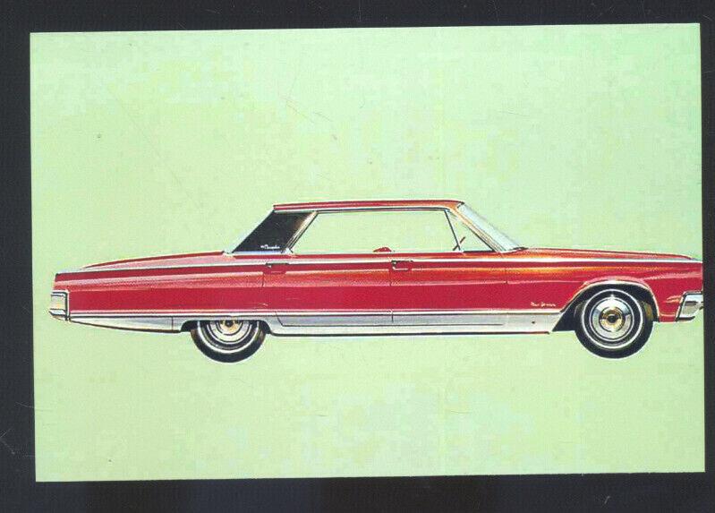 1966 CHRYSLER NEWPORT CAR DEALER ADVERTISING POSTCARD '66 MOPAR