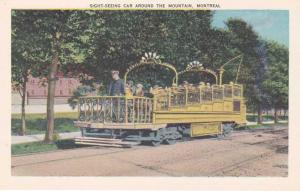 Sight-Seeing Car on Mountain - Montreal QC, Quebec, Canada