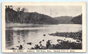 Postcard KS Hubbard The Ozarks Real Estate Advertising Card $25 an Acre L10