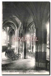 Paris Saint Severin Old Postcard From the Saint Cahrles (second left nave)