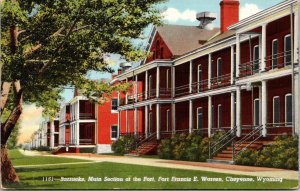 Barracks Fort Francis E Warren Cheyenne Wyoming Postcard