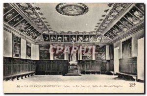 La Grande Chartreuse - The Convent - Hall Grand Chapter - Old Postcard - air