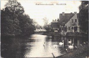 Netherlands Haarlem Haarlemmerhoutpark Vintage Postcard 04.14