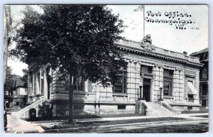 1911 CHAMPAIGN ILLINOIS POST OFFICE ANTIQUE POSTCARD