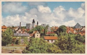 Sweden Visby fran sjosidan 1953