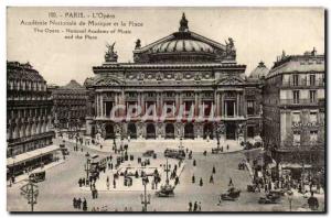 Paris Postcard Old L & # 39opera National Music Academy