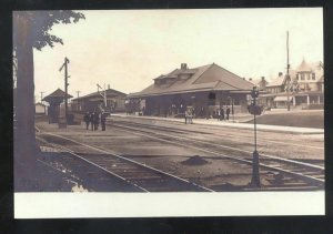 Real pohoto Quakertown Pennsylvania Railroad Depot estación postal copia 