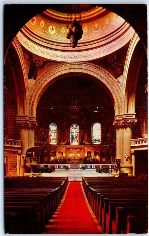 Interior view of the Stanford Chapel, Stanford University - Stanford, California 