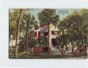 Postcard The Elks Club, Daytona Beach, Florida