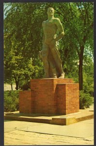 Michigan EAST LANSING Spartan Statue Michigan State University Chrome