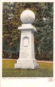 Haystack Monument Williamstown Massachusetts 1904c postcard