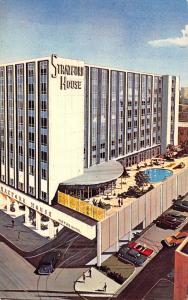 Dayton Ohio 1960s Postcard Stratford House Luxury Motor Hotel