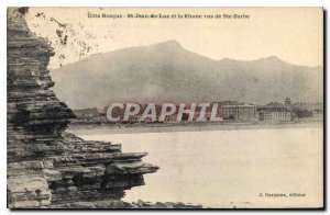 Old Postcard Saint Jean de Luz Cote Basque Rhune seen from Ste Barbe