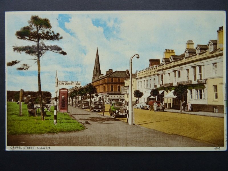 Cumbria SILLOTH Criffel Street c1950's Postcard by Harvey Barton 0502