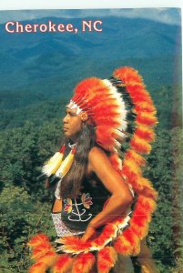 Indian Cherokee Chief Henry Qualla Reservation Dennis Wolf