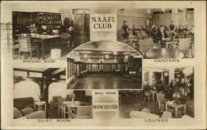 Manchester UK NAAFI Club 1949 Used Postcard