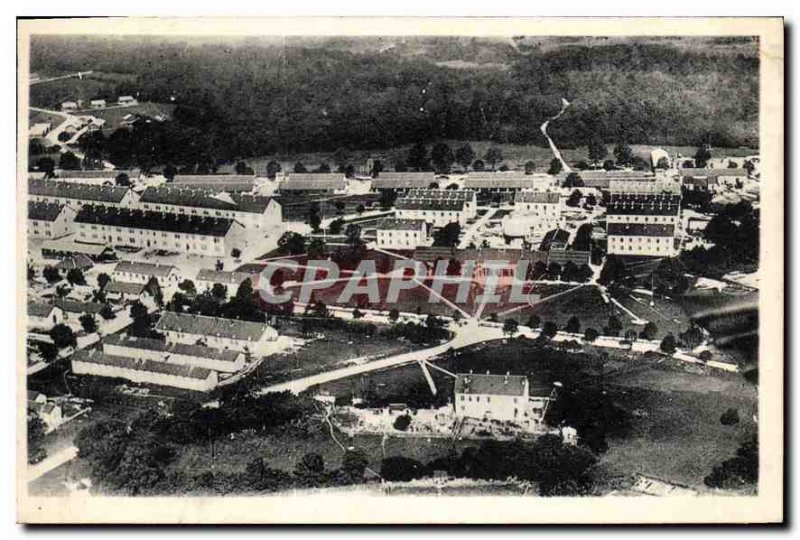Postcard Old Camp Valdahon Doubs Building and Officers Mess
