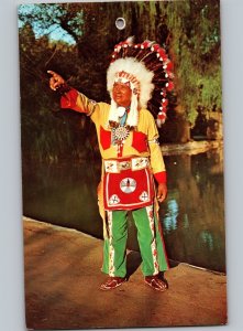 c1960 Chief White Eagle Knotts Berry Farm Ghost Town Buena Park California CA