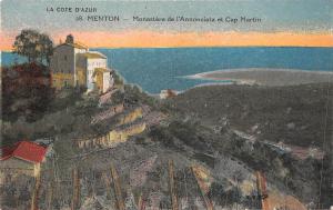 BF4268 menton monastere de l annonicta et cap mart France