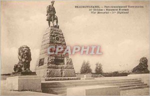 Old Postcard Beaumont Hamel Park Commemorative Newfoundlander 51st Division S...