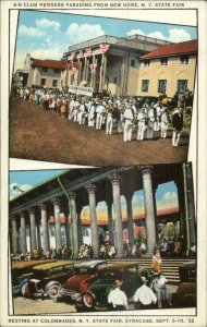 Syracuse NY 4-H Club Parade c1920 Postcard