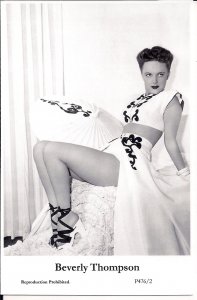 Beautiful Actress Beverly Thompson, Sexy Girl, Pretty Woman, 1950's Film Noir
