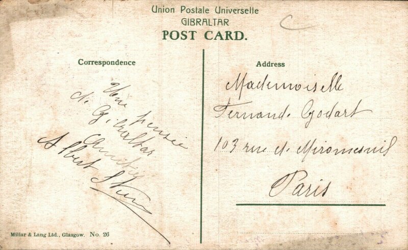 Gibraltar Alameda Rustic Arbour Vintage Postcard 08.52