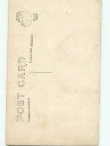 Old rppc GROUP OF PEOPLE Great Postcard AB1503