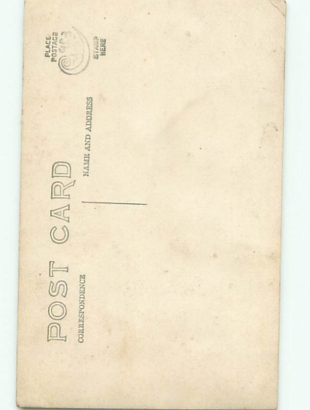 Old rppc GROUP OF PEOPLE Great Postcard AB1503
