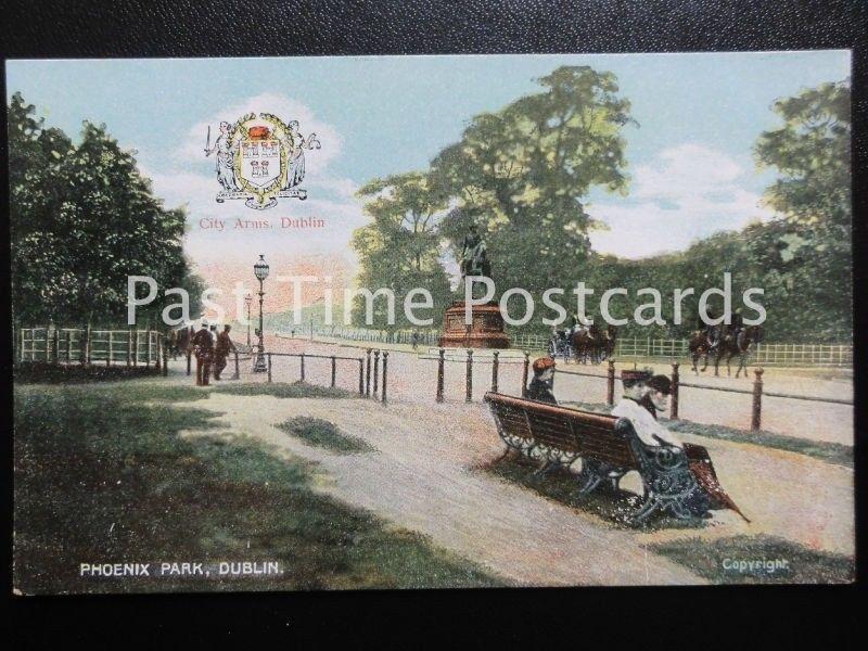 c1906 - Phoenix Park, Dublin - Heraldic Coat of Arms