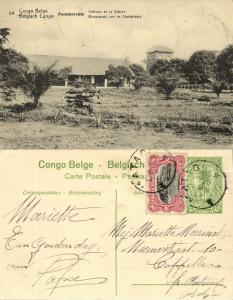 belgian congo, PONTHIERVILLE, Interior of the Station (1922) Postcard (54)