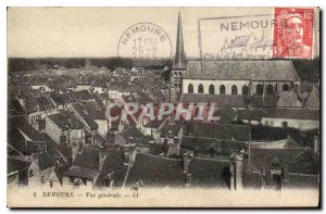 Postcard Old Nemours General view